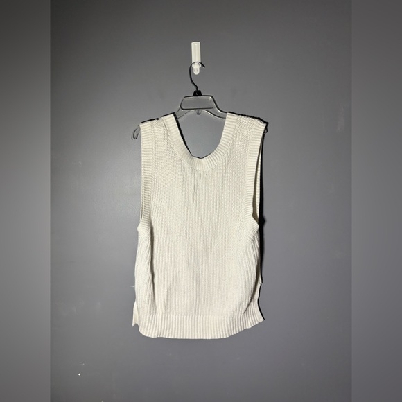 Abercrombie & Fitch Oversized Knit V Neck Sweater Vest Women’s Size Medium - Picture 2 of 3